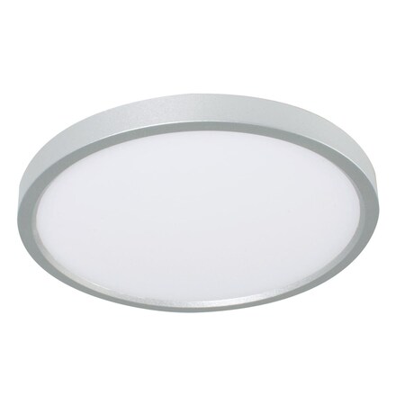 Afx Edge 12" Round LED Flush Mount - Satin Nickel EGRF12LAJD1SN